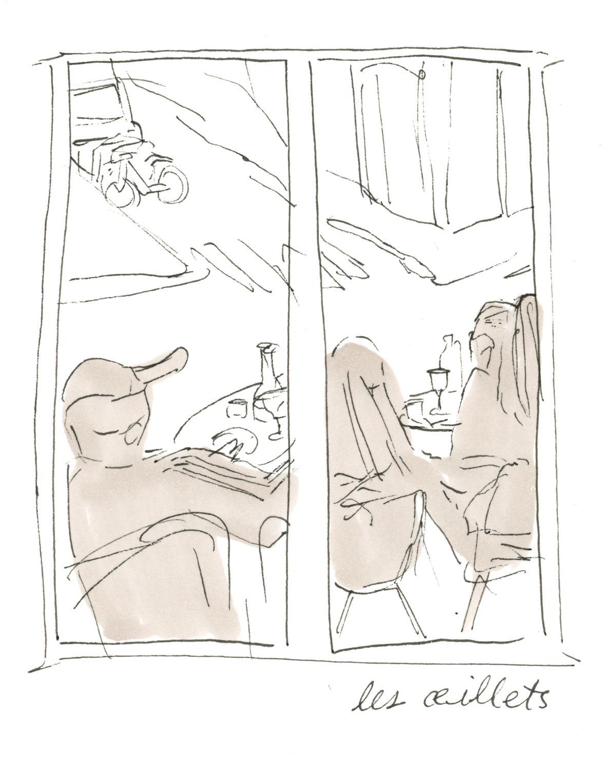People-watching in Paris for hours