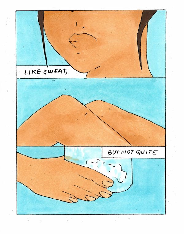 Like sweat, but not quite